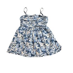 Abercrombie & Fitch blue floral mini dress